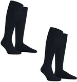 Hudson ONLY 2-PACK Wool Heren Kniekousen - Black - Maat 39-42