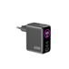 Celly - USB-C multi-oplader 65 W GaN met led-display, snel opladen voor laptop, smartphone en tablet