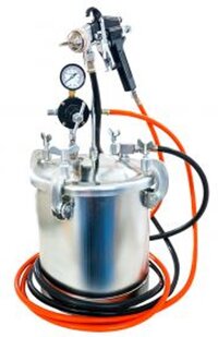 Airpress drukvat met verfspuit - 8712418034981