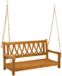 vidaXL Tuinbank met schommel, 2-persoons, 110 x 56 x 58 cm, massief acaciahout