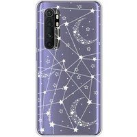 Xiaomi Mi Note 10 Lite Lignes etoilees bedrukt siliconen hoesje