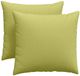 vidaXL - Coussin d'assise - 2 pièces - Tissu - Vert clair - 45 x 45 cm