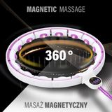 HMS HHM17 Serie - Hula Hoop - Magnetisch - Met Gewicht - Wit/Violet