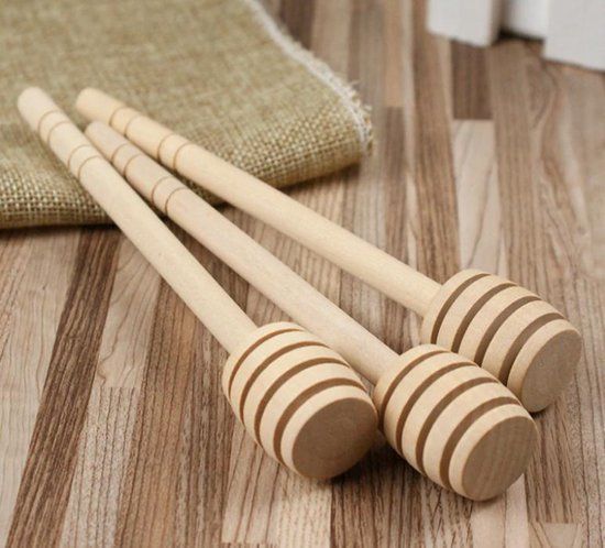 Morsal's World 2x Houten Honing Lepel - Dipper Honing Lepel ®