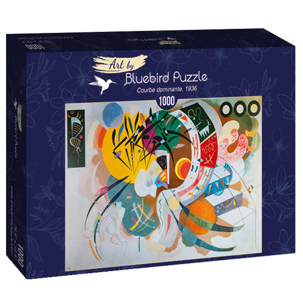 Bluebird Puzzle Kandinsky - Dominant Curve Puzzel (1000 stukjes)