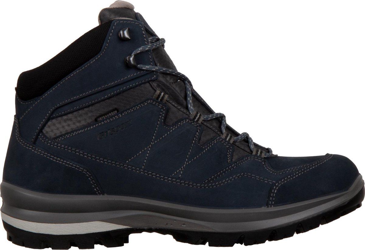 Grisport Bari Mid Wandelschoenen - Maat 41 - Vrouwen - blauw - grijs