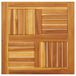 VidaXL Tafelblad vierkant 60x60x2 cm massief acaciahout