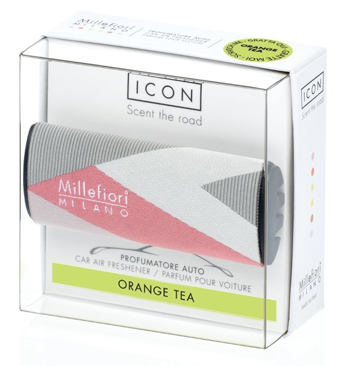 Millefiori Milano Auto Parfum Orange Tea (Textile Geometric