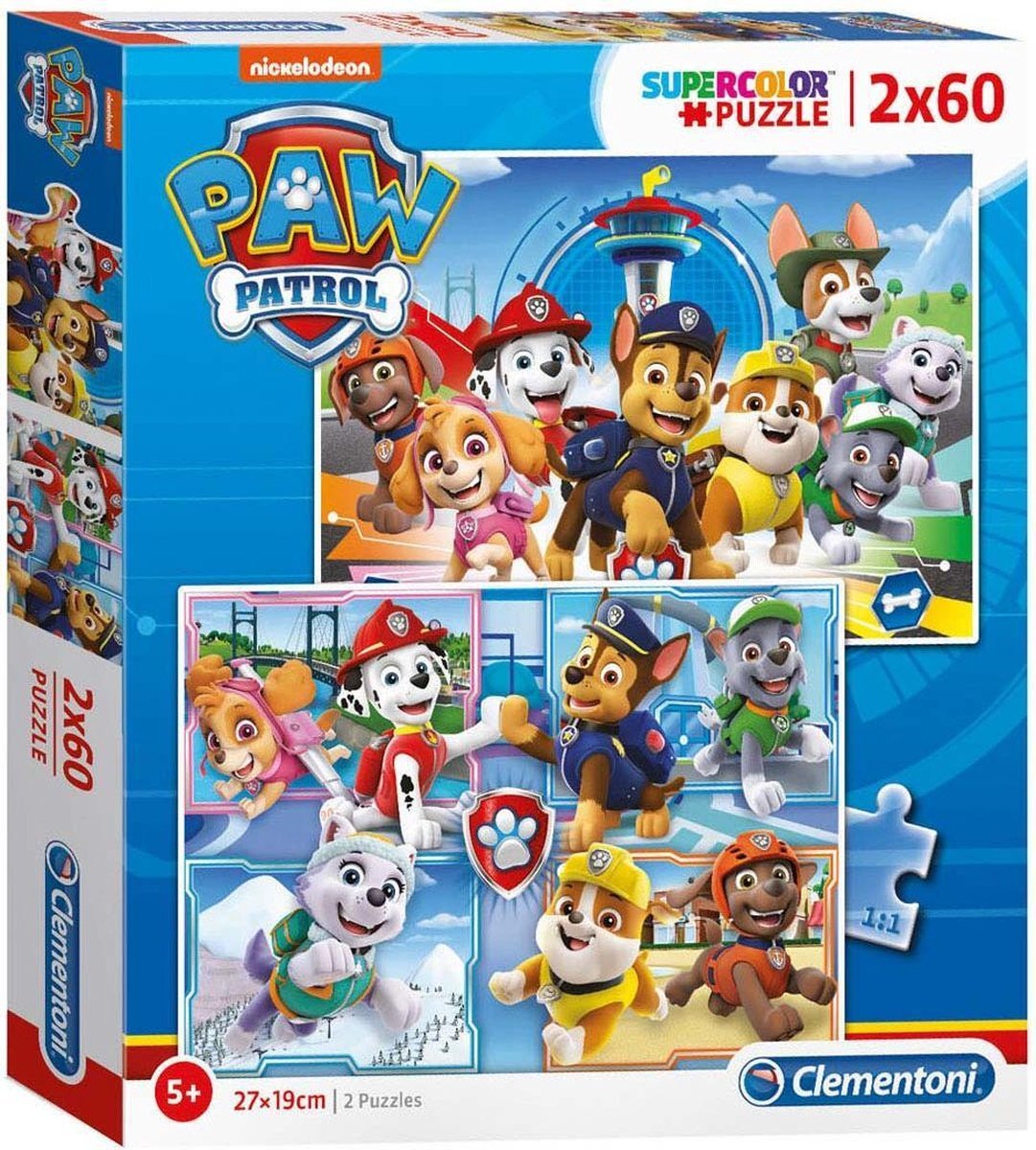 Nickelodeon Legpuzzels Paw Patrol Junior Karton 120 Stukjes