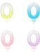 Boland Kaarsje '0' pastel