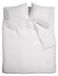 Literie en satin 240x200/220 cm - Blanc avec 2 taies d'oreiller