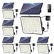 Éclairage solaire pour extérieur, 6 pièces, avec détecteur de mouvement