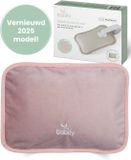 Babily Elektrische kruik met fluweelzachte hoes - Roze