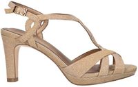 La Strada Sandaal Goud Glitter Textiel - Damesschoenen - Maat 36