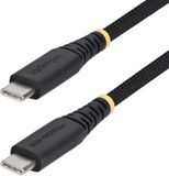 StarTech.com 30cm USB-C Laadkabel, 60W PD, Gevlochten Nylon/TPE Mantel