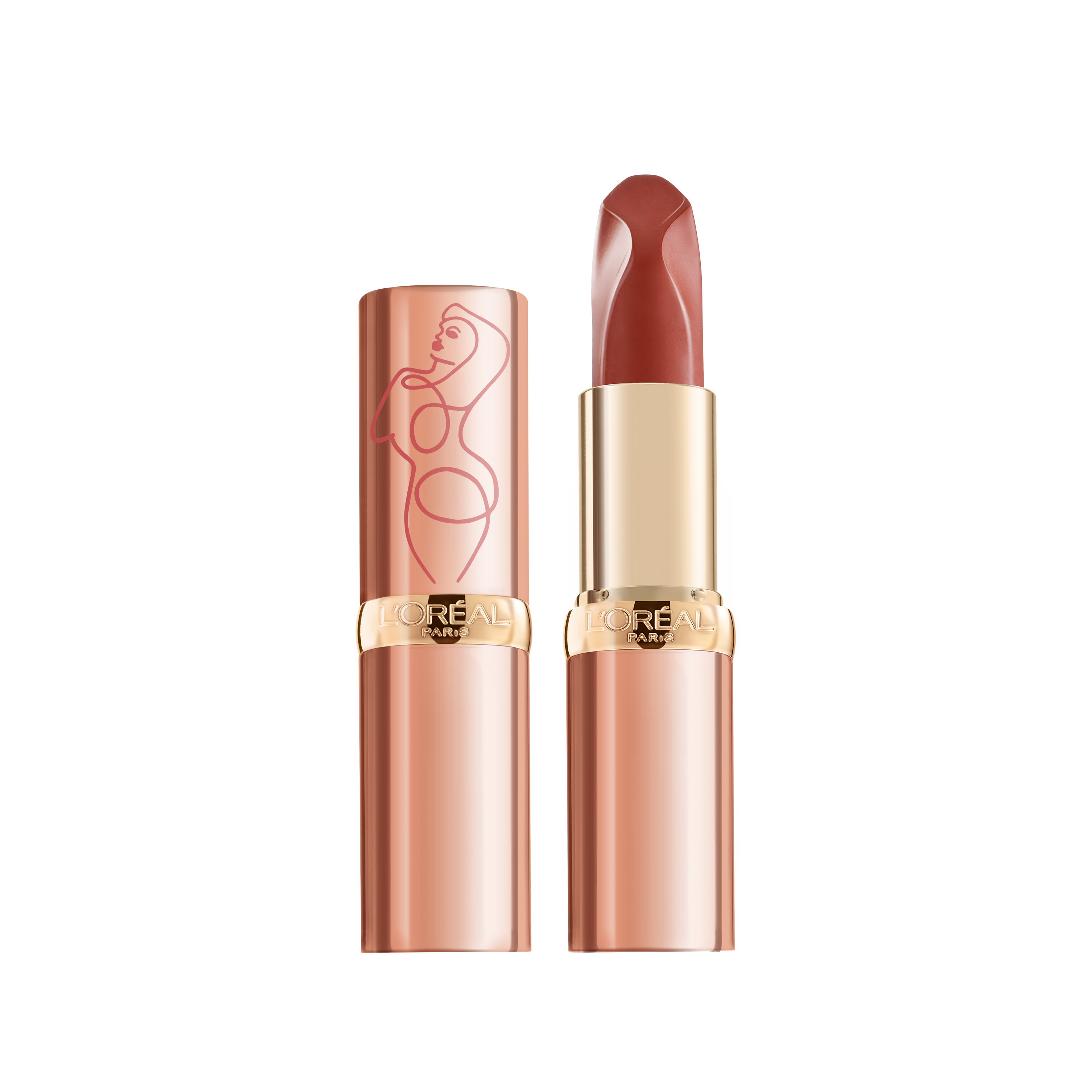 L'Oréal Color Riche Nude Insolents Lipstick - 179 Nu Decadent - Nude - Verzorgende Lippenstift - 8,9ml
