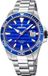 Festina F20360/1 Prestige Polshorloge Staal Zilverkleurig Blauwe Wijzerplaat