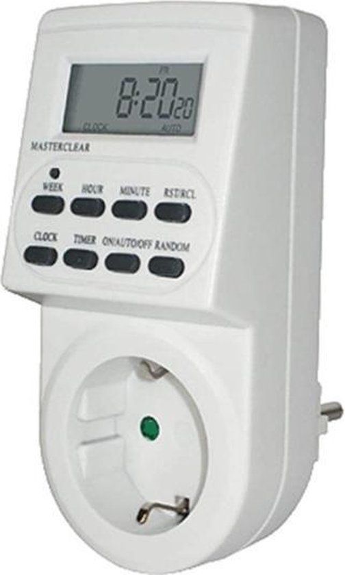 Brennenstuhl Digitale timer DZ20 - Wit - 230 V - Tijdschakelaar