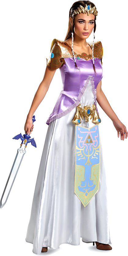 Disguise Princess Zelda Deluxe Women's Costume - Size M - Multicolore