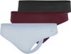 Adidas Sportswear Thong (3PK) - Sport Active Light Flex-Packaged Panties – Damen Onderbroek - zwart, rood, lichtblauw