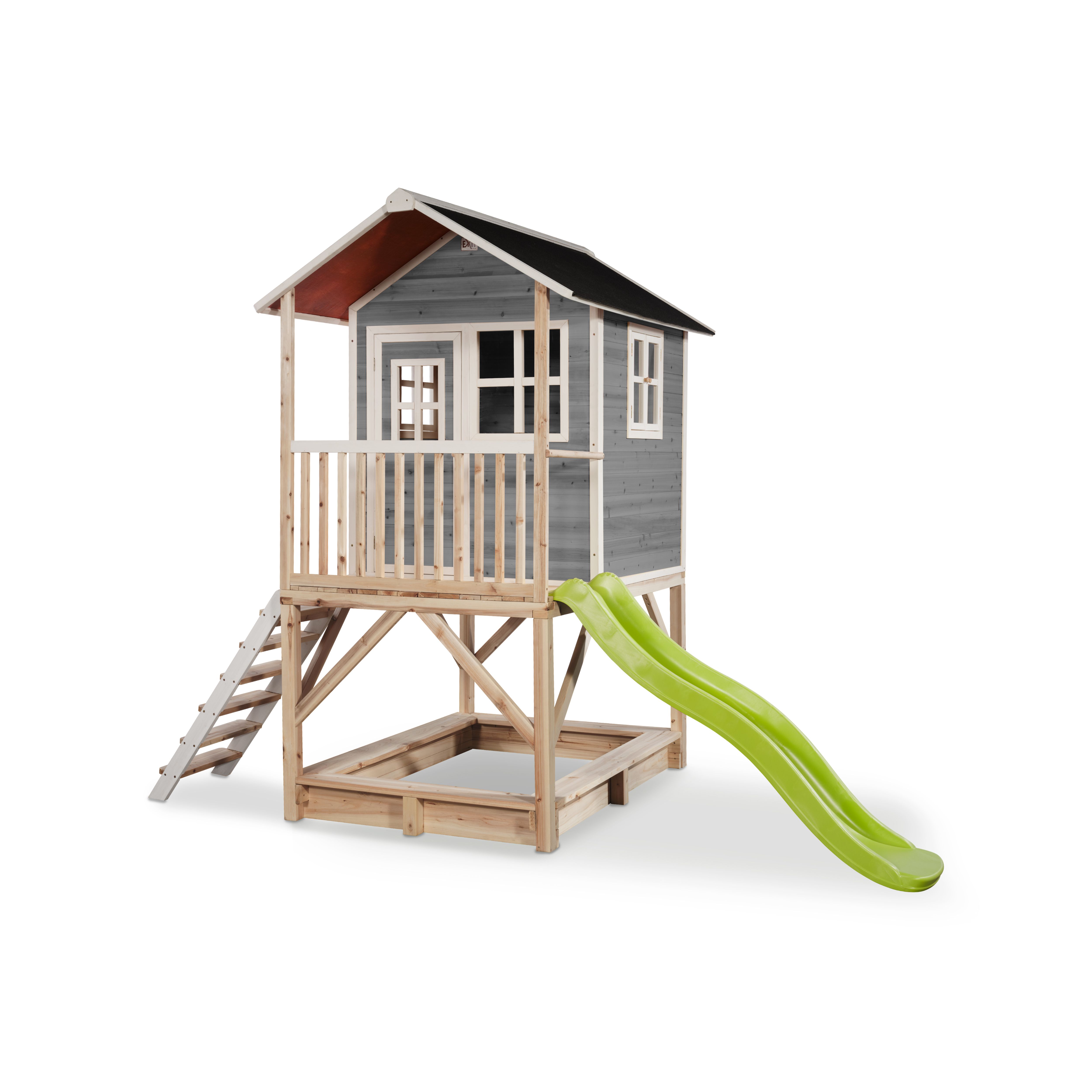 Exit Loft 500 Houten Speelhuis - Grijs