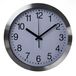 Perel Wandklok 30 cm analoog stil met DCF automatische tijdsynchronisatie