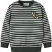 NAME IT Sweatshirt 'NMMOzias' kaki / donkergroen / donkeroranje / wit