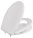 Merkloos Duroplast Toiletbril - Wit - Antibacterieel en Softclose