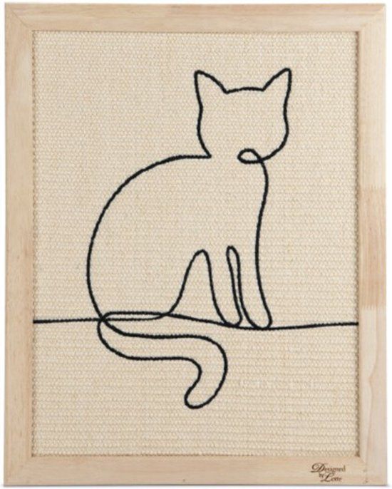 Designed by Lotte Krabplank Hout Sammy - 50 x 40 x 2 cm - Crème