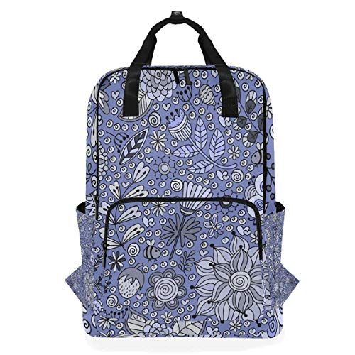 MONTOJ Travel Rugzak Blauw Collectie Patroon School Rugzak - EAN: 5712279514809