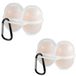 Boîte à œufs - 2 pièces - Plastique - Avec mousqueton - Pour camping et pique-nique