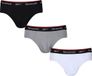 Reebok Heren Sports Slip - 3 Pack - Maat M - Wiggins - Zwart/Grijs/Wit