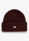 Superdry - Ribgebreide beanie - Dames - Port Red - One Size
