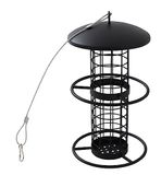 Voederzuil Siena Garden Voederzuil mat zwart voor mezenbollen, 26 cm