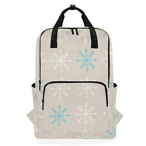 MONTOJ Reizen Rugzak Verse Eenvoudige Sneeuwvlok Schilderen School Rugzak - 5712279515967