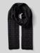 Hugo Boss BOSS Tadic sjaal viscose - heren sjaal gewoven - zwart