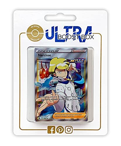 my-booster Narcisse (Siebold) 198/198 Rapid Strike Full Art trainer - Ultraboost X Epée et Bouclier 6 Règne de Glace - Doos met 10 Franse Pokemon kaarten