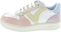 Victoria Leren sportschoenen Dames Wit