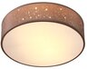 Monzana Plafondlamp - Sterrenhemel Rond 30cm 40W - Taupe