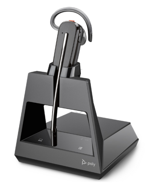 Poly Voyager 4245 Office - Draadloze headset - Mono - Bluetooth - Noise Cancelling - Zwart