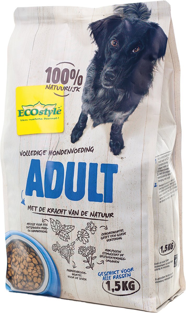 ECOSTYLE VitaalCompleet Universeel Hondenvoer - 1.5 kg