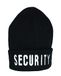 Miltec Security Pet met Geborduurde Tekst, Zwart, Eén Maat