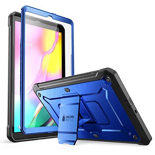 Supcase Unicorn Beetle Pro Series Case Ontworpen voor Galaxy Tab A 10.1 (2019 Release), full-body robuuste zware beschermhoes met ingebouwde displaybeschermer (koningsblauw)