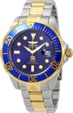 Invicta Grand Diver Heren Automatisch Polshorloge - Staal - Blauw - 47 mm