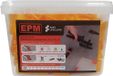 EPM Système de pose de carrelage facile à niveler Clips 200 pièces 2 mm
