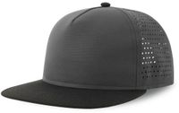 Atlantis Headwear Bank Five Cap Recycled AT424 - Dark Grey/Black - One size