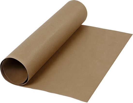 - Faux Leather Papier, b: 50 cm, 350 g/m2, 1 m, donkerbruin