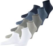 Esprit Solid-Mix 5-Pack Duurzaam Organisch Katoen Multipack Sneakersokken Heren Veelkleurig - Maat 40-46
