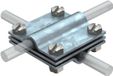 OBO Bettermann Connecteur en croix 8-10mm acier thermolaqué, 5314038