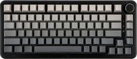 Ajazz AK820 MAX HE - 75% Filaire Clavier de jeu RGB - Effet Hall - Déclencheur rapide - Touches magnétiques - Gasket - Hot Swap - Taux d'interrogation 8K Hz - Claviers QWERTY - 82 Touches - Gris dégradé